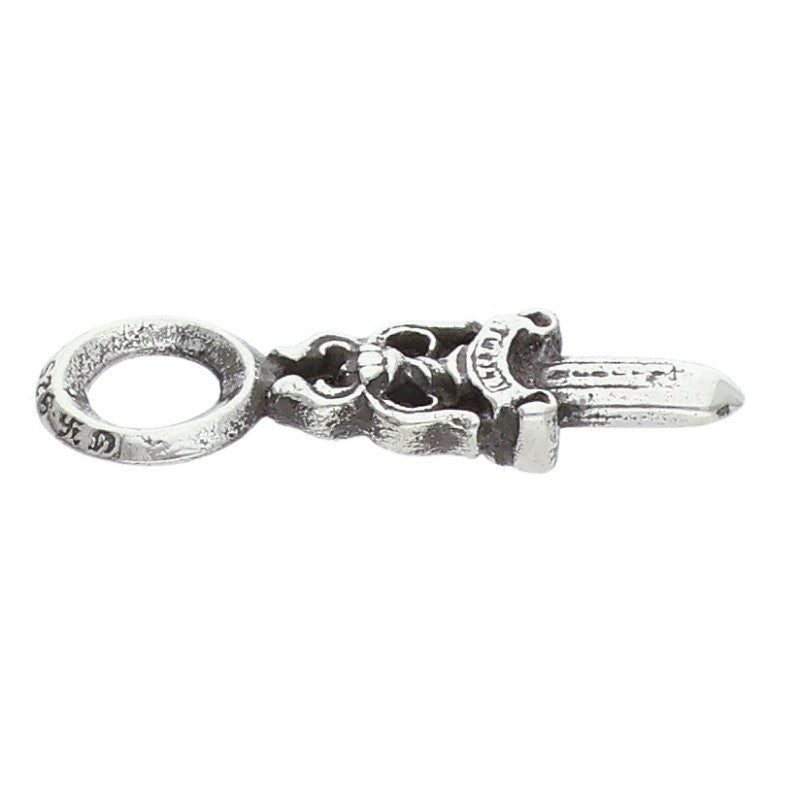 Chrome Hearts Stack Dagger Charm Silver