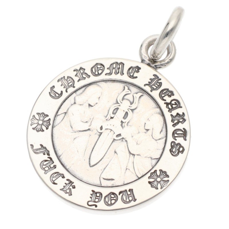 Chrome Hearts Angel Medal Charm V1 Silver Size ONE SIZE