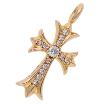 Chrome Hearts 22K Tiny Fat Cross Pave Diamond Size ONE SIZE