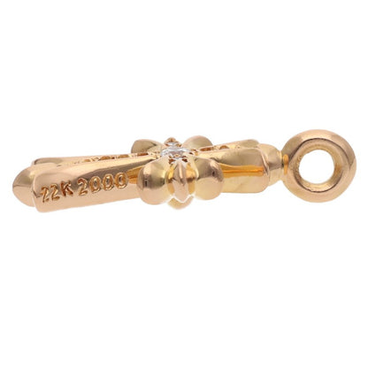 Chrome Hearts 22K Tiny Fat Cross Pave Diamond Size ONE SIZE
