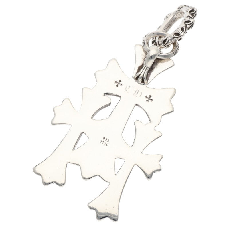 Chrome Hearts Triple CH Cross Large 925 Silver