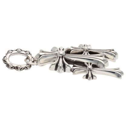 Chrome Hearts Triple CH Cross Large 925 Silver