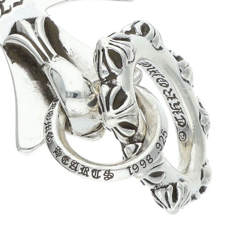 Chrome Hearts Triple CH Cross Large Pendant Size ONE SIZE