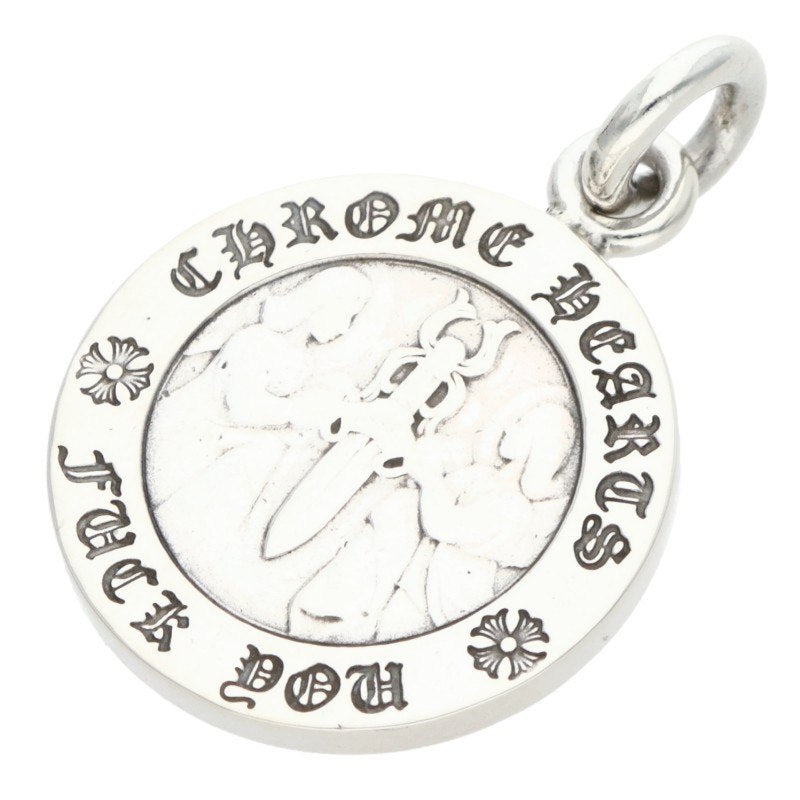 Chrome Hearts CHRM ANGL MDL Angel Medal Charm Size Silver