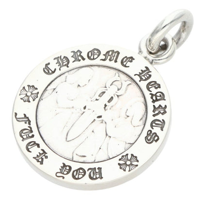 Chrome Hearts CHRM ANGL MDL Angel Medal Charm Size Silver