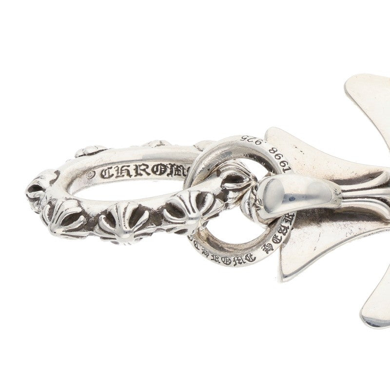 Chrome Hearts Triple CH Cross Large Pendant Size ONE Silver