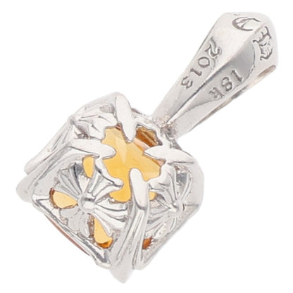 Chrome Hearts 18K WG Cocktail Citrine Charm Size ONE SIZE