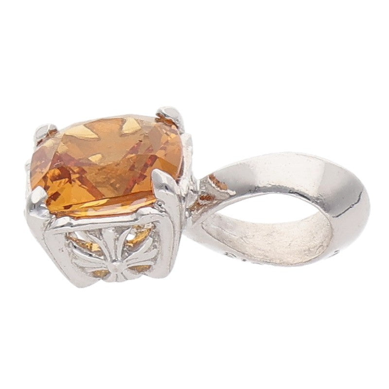 Chrome Hearts 18K WG Cocktail Citrine Charm Size ONE SIZE