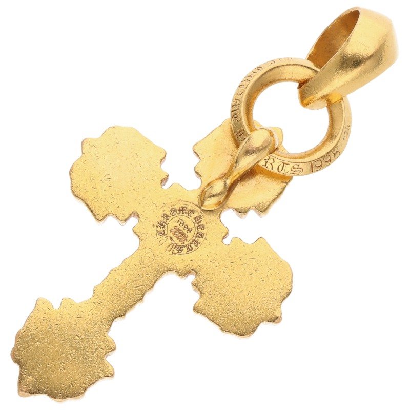 Chrome Hearts 22K Filigree Cross XS Pave Size ONE SIZE