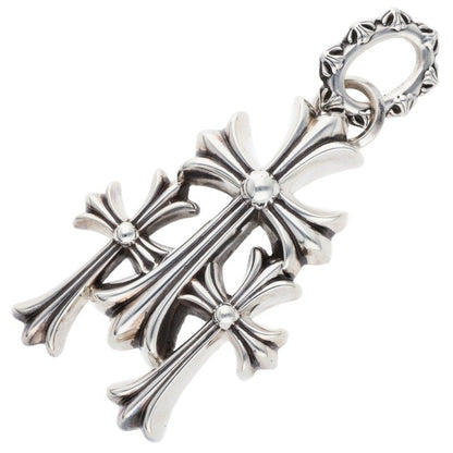 Chrome Hearts Triple CH Cross Large Pendant