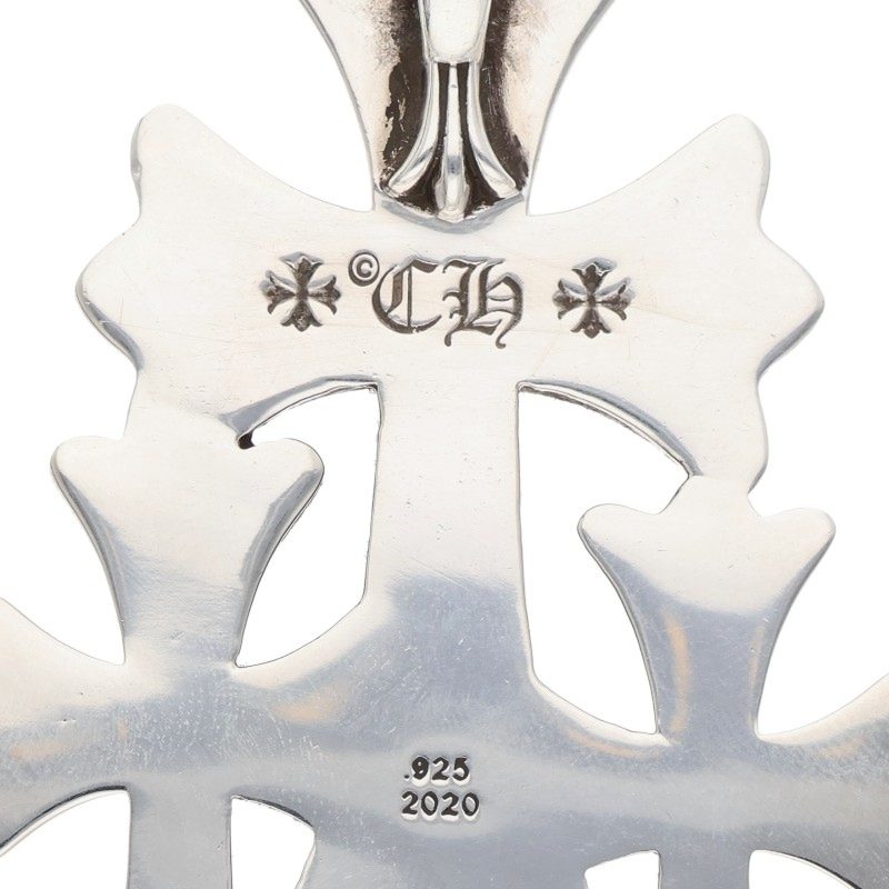 Chrome Hearts Triple CH Cross Large Pendant