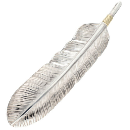 L L old feather K18 Gold Wrapped Feather Size ONE SIZE