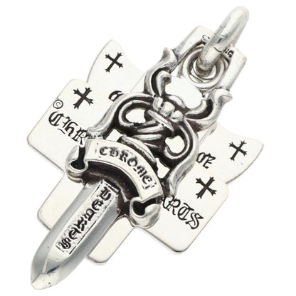 Chrome Hearts Three Trinkets Silver Pendant Size ONE SIZE