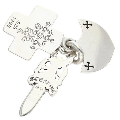 Chrome Hearts Three Trinkets Silver Pendant Size ONE SIZE
