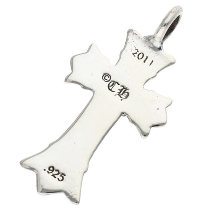 Chrome Hearts Double CH Cross Silver Charm Size ONE SIZE