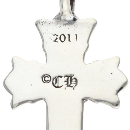 Chrome Hearts Double CH Cross Silver Charm Size ONE SIZE