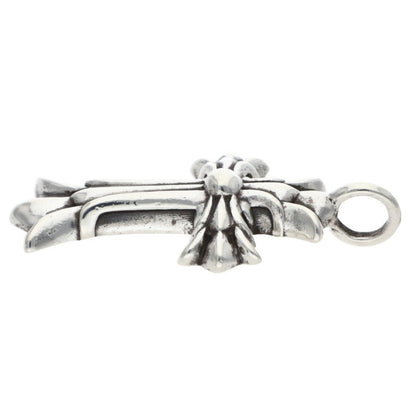 Chrome Hearts Double CH Cross Silver Charm Size ONE SIZE