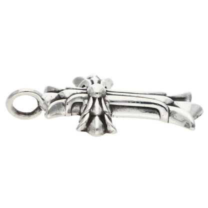Chrome Hearts Double CH Cross Silver Charm Size ONE SIZE