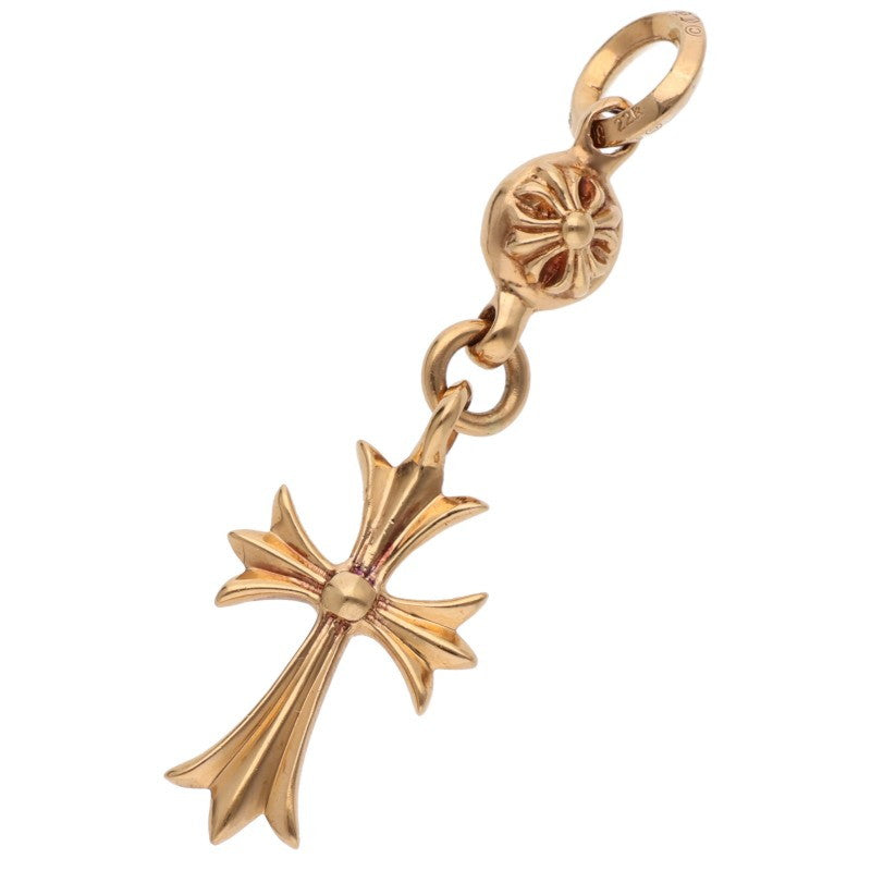 Chrome Hearts 1 Ball Tiny CH Cross 22K Gold 1 Size ONE SIZE