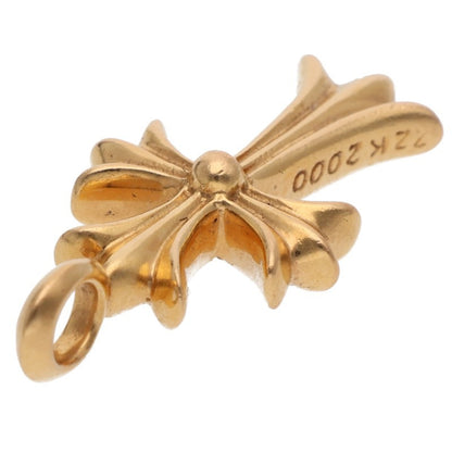 Chrome Hearts 22K Tiny Fat Cross Pave Sapphire Size ONE SIZE