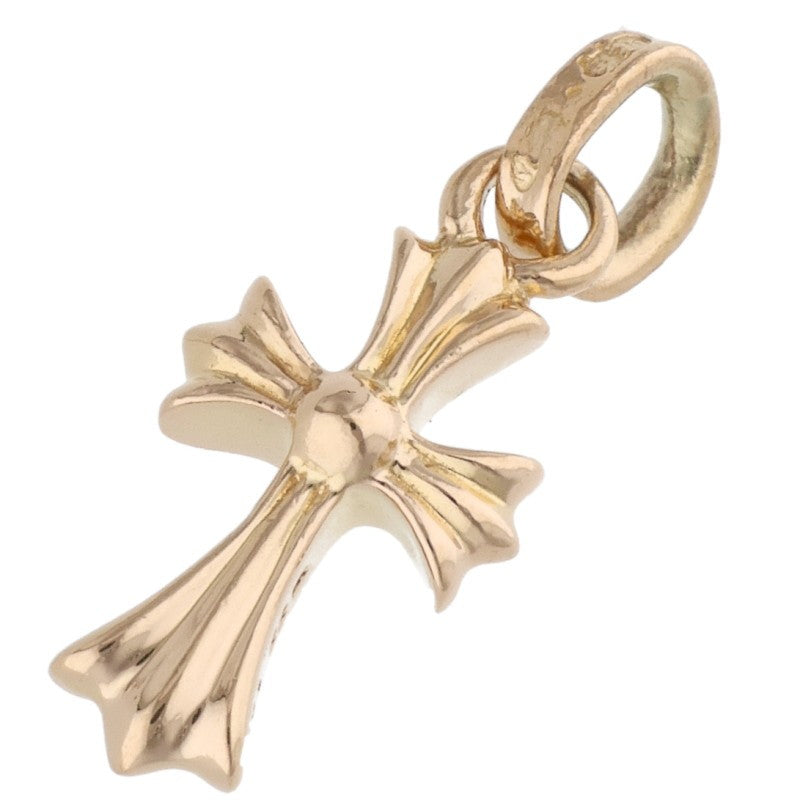 Chrome Hearts 22K Babyfat Cross Charm Yellow