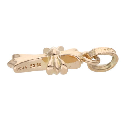 Chrome Hearts 22K Babyfat Cross Charm Yellow