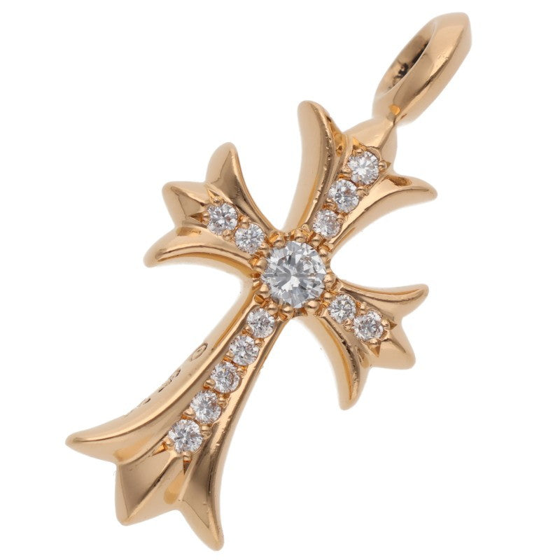 Chrome Hearts 22K Tiny Fat Cross Pave Diamond Size ONE SIZE