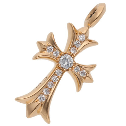 Chrome Hearts 22K Tiny Fat Cross Pave Diamond Size ONE SIZE