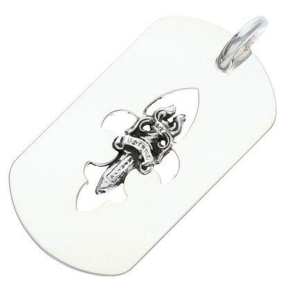 Chrome Hearts Large Flare Dagger Dog Tag Size ONE SIZE