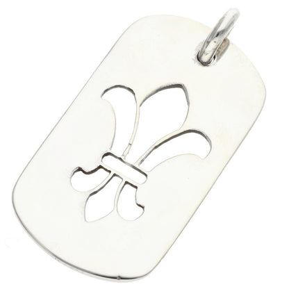 Chrome Hearts BS Fleur Large Dog Tag 925 Size ONE SIZE