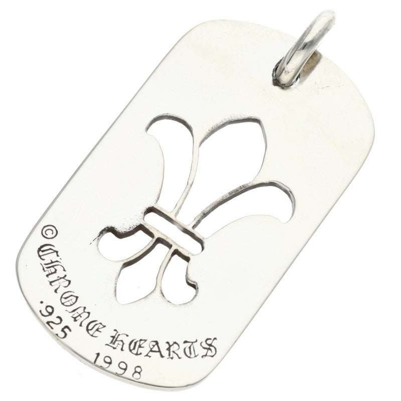 Chrome Hearts BS Fleur Large Dog Tag 925 Size ONE SIZE