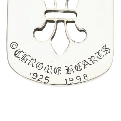 Chrome Hearts BS Fleur Large Dog Tag 925 Size ONE SIZE