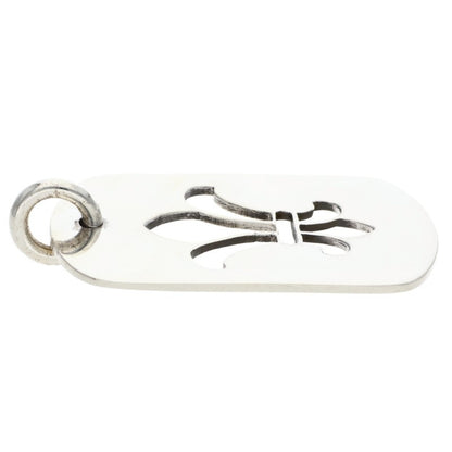 Chrome Hearts BS Fleur Large Dog Tag 925 Size ONE SIZE