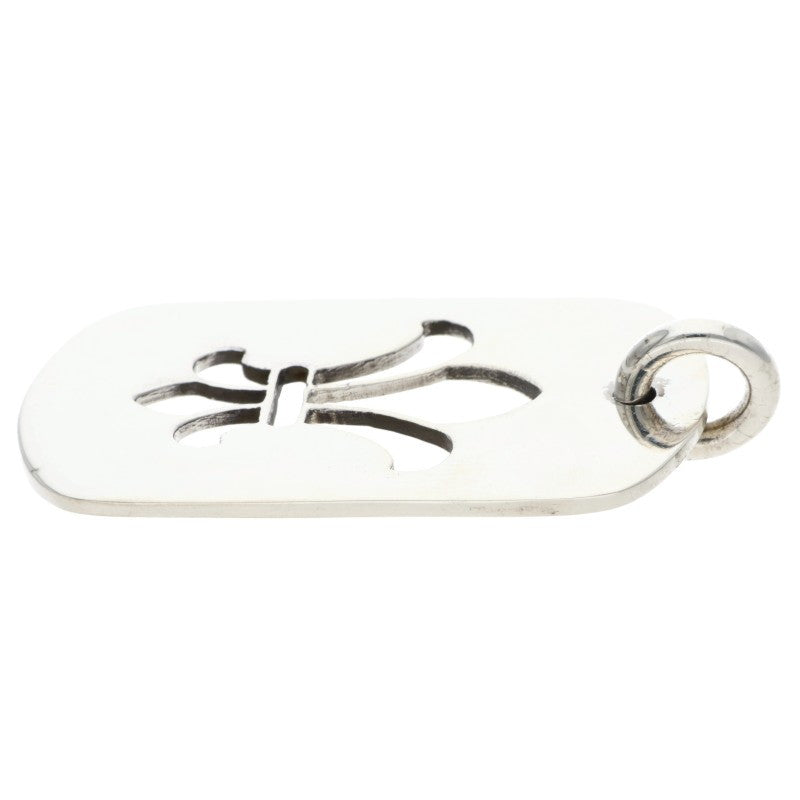 Chrome Hearts BS Fleur Large Dog Tag 925 Size ONE SIZE