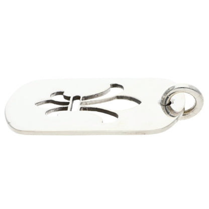 Chrome Hearts BS Fleur Large Dog Tag 925 Size ONE SIZE