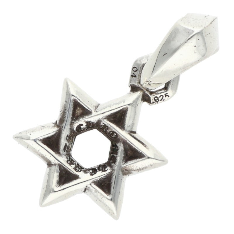 Chrome Hearts Star of David Charm 925 Silver Size ONE SIZE