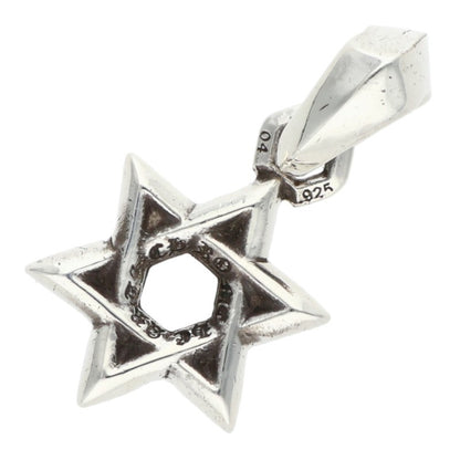 Chrome Hearts Star of David Charm 925 Silver Size ONE SIZE