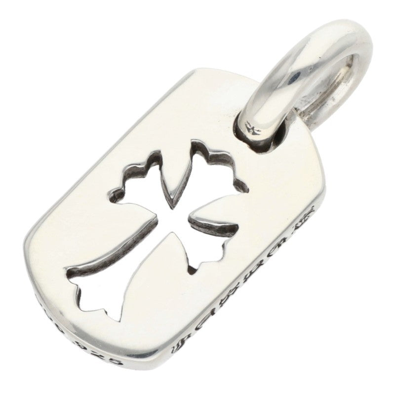 Chrome Hearts Tiny Cutout Cross Dog Tag 925 Size ONE SIZE