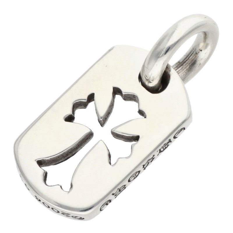 Chrome Hearts Tiny Cutout Cross Dog Tag 925 Size ONE SIZE