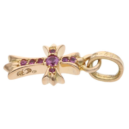 Chrome Hearts 22K Babyfat Pave Pink Sapphire Charm