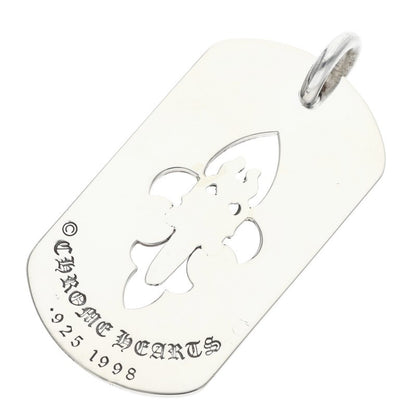 Chrome Hearts Fleur Dagger Large Dog Tag 925 Size ONE SIZE