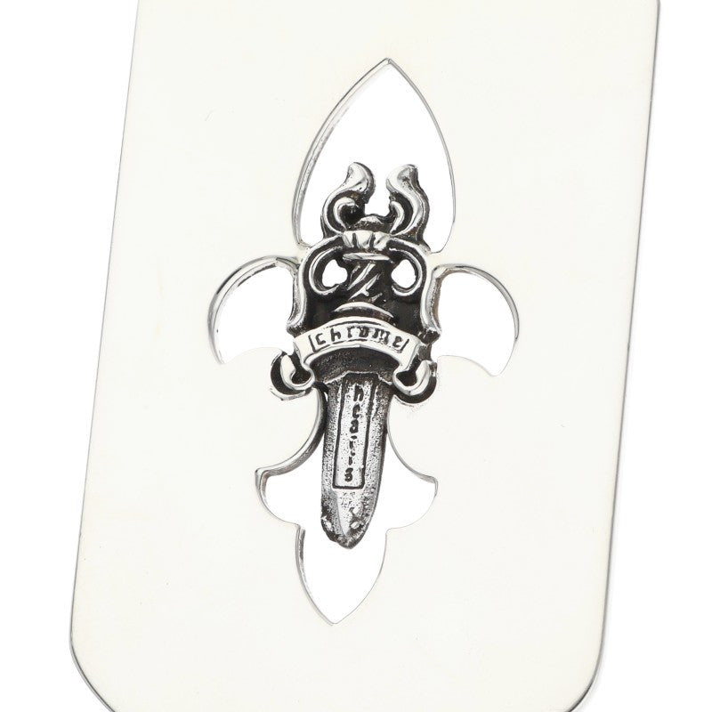 Chrome Hearts Fleur Dagger Large Dog Tag 925 Size ONE SIZE