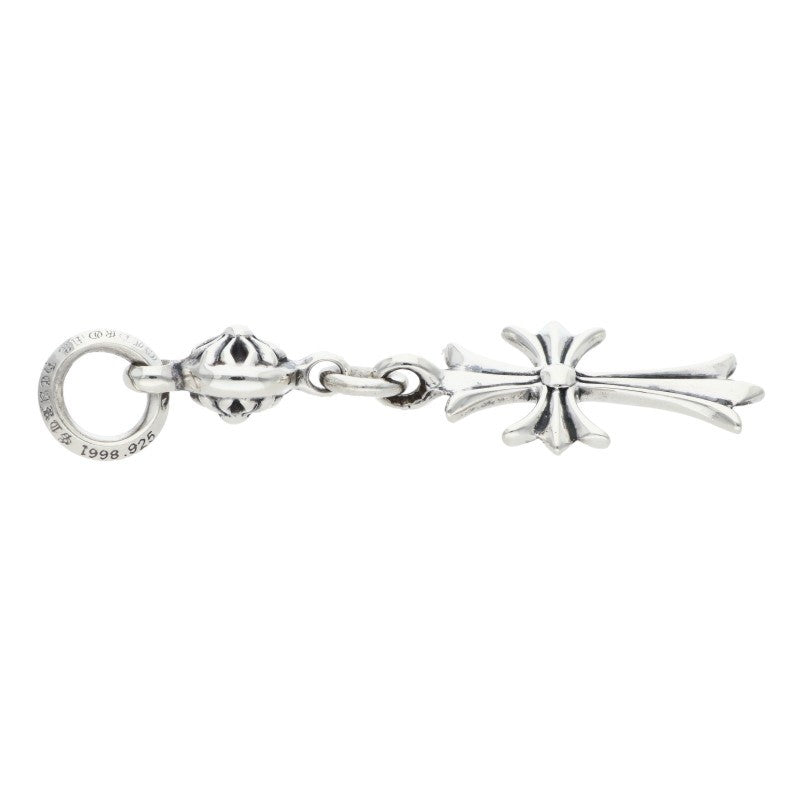 Chrome Hearts 1 Ball Tiny CH Cross Charm 925 Size ONE Silver