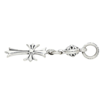 Chrome Hearts 1 Ball Tiny CH Cross Charm 925 Size ONE Silver