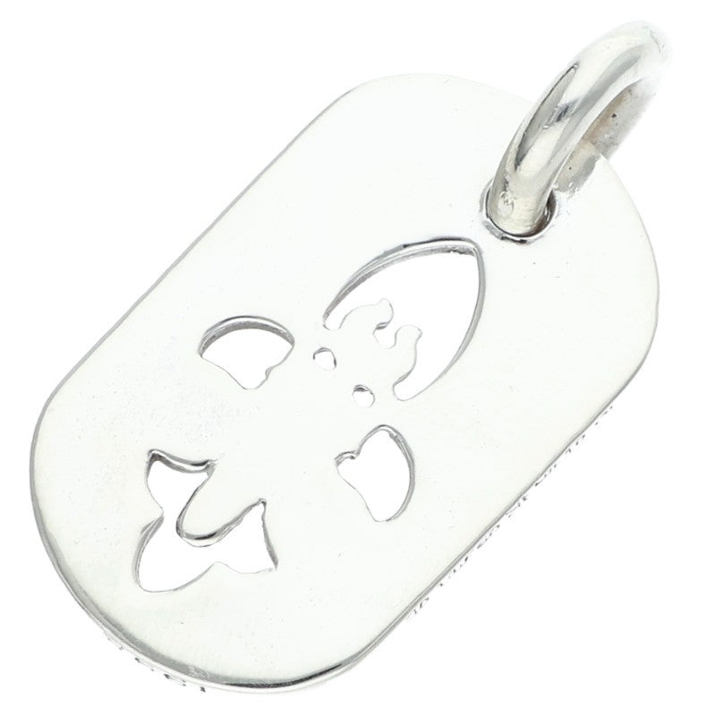 Chrome Hearts Fleurdagger Dog Tag Silver Size ONE SIZE