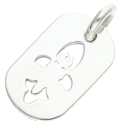 Chrome Hearts Fleurdagger Dog Tag Silver Size ONE SIZE
