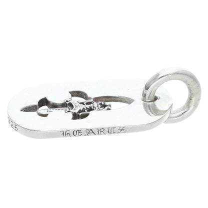 Chrome Hearts Fleurdagger Dog Tag Silver Size ONE SIZE