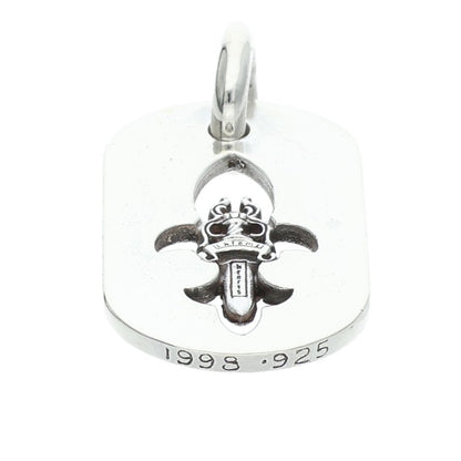 Chrome Hearts Fleurdagger Dog Tag Silver Size ONE SIZE