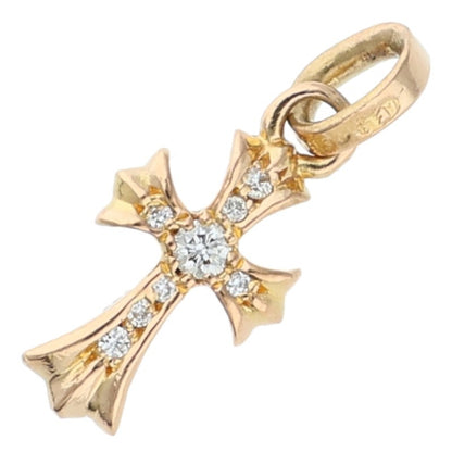 Chrome Hearts 22K Babyfat Pave Diamond Gold Size ONE SIZE