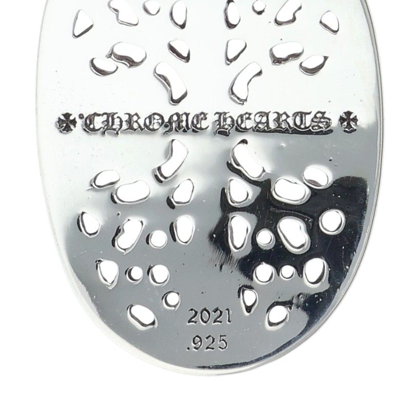 Chrome Hearts CLSC OVAL P DMND Silver Pendant Size ONE SIZE